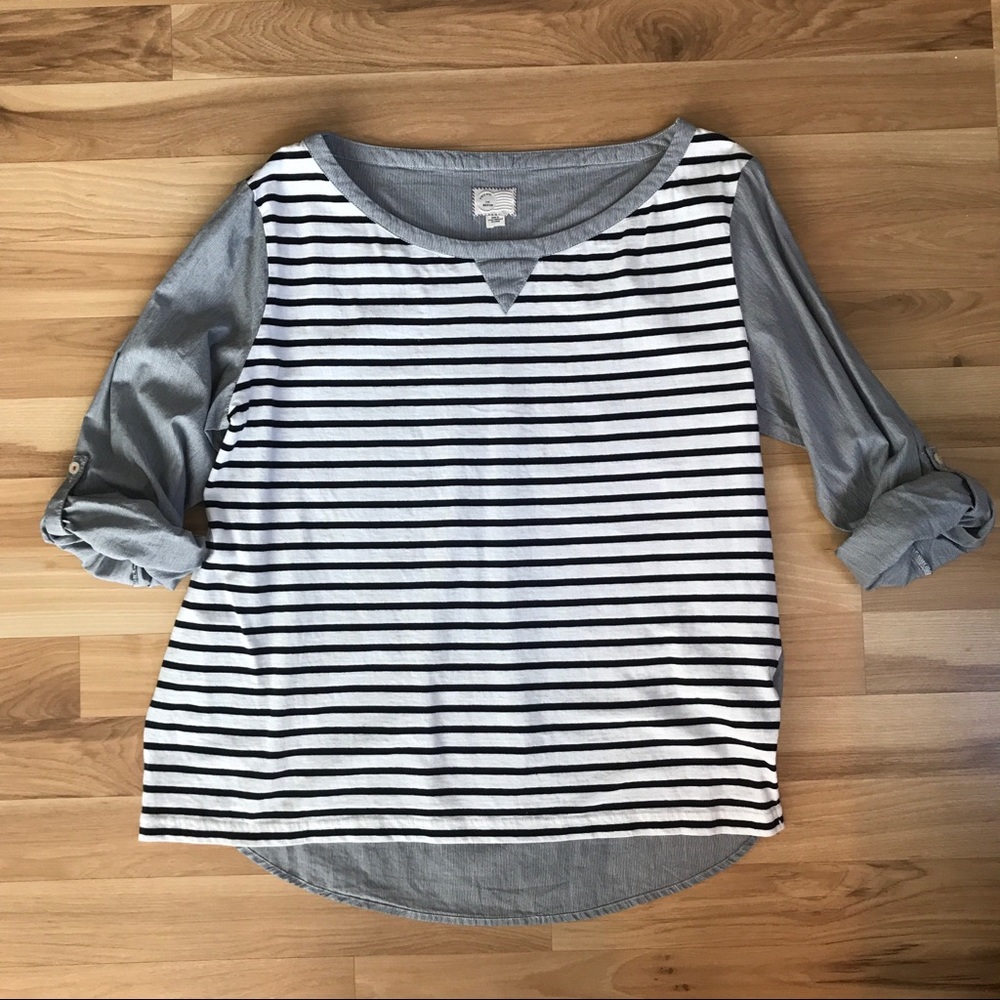 Anthropologie - 9-H15 STCL - Long/.75 Sleeve Top - Picture 1 of 7